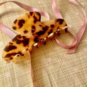 Large French Tortoiseshell Hair Clip